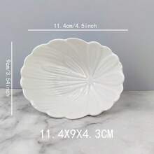 1个白色和金色陶瓷调味碗，手工绘制金色线条，可盛放手工蘸酱、莎莎酱、酱油、沙拉酱、小吃碗 - 彩色 - 查看 12