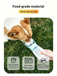 1pc New Pet Cat Dog Travel Cup, Outdoor Drinking Water Bottle, Portable Large Capacity Water Container - Multicolor - View 5