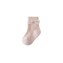 3 Pairs Baby Girls' Socks, 0-1 Years Old And 1-3 Years Old, Summer Children's Socks With Bow Decor, Gift For Babies - Multicolor - View 11
