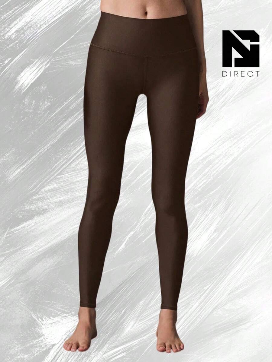High-Waist Airlift Legging - Espresso - View 1