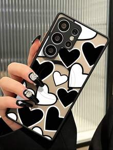 1个创意酷炫心形软触磨砂打孔独立按键磁吸无线充电兼容手机壳，兼容苹果7/8/X/XR/XS Max/11/12/13/14/15/16/17 Pro Max，三星Galaxy A14/A15/A16/A17/A04/A05/A06/A07/A54/A55/A56/A57/A34/A35/A36/A37/S8/S8+/S9/S9+/S10/S10+/S10E/S26/S26 Plus/S26 Ultra，12C/13C/14C/15C/Note 11/12/13/14 - 黑色 - 查看 5