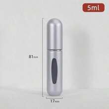 1PC Mini Refillable Perfume Bottle Atomizer Aluminum Spray Portable Portable Travel Liquid Container Cosmetics Dispenser Tool - 1 cái 5ml - Xem 2