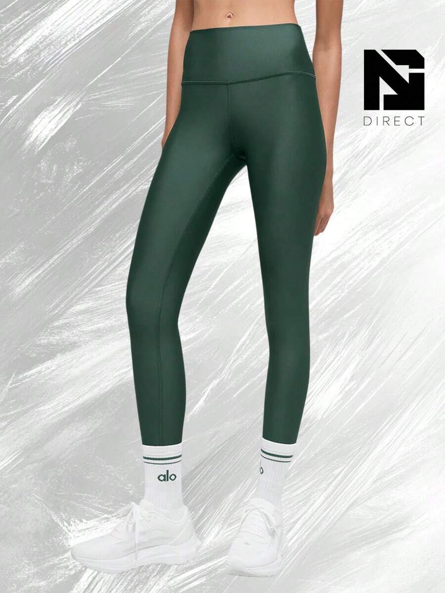 High-Waist Airlift Legging - 三葉草綠 - 查看 1