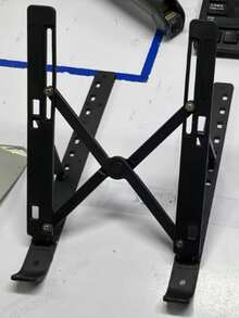 Adjustable Laptop Stand | Foldable, Portable, Sturdy ABS + Metal Support | 7-Level Height Adjustment | Excellent Heat Dissipation Design | Essential For Office, Home And Travel | Ergonomic Laptop Accessory | Fashionable And Practical Laptop Stand - View 14