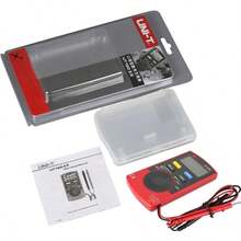 UNI-T UT120A Multímetro Digital de Bolsillo de Alcance Automático Zumbador de Continuidad Comprobadores de Voltaje - Rojo - Ver 6