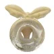 Anillo de asiento de mariposa blanca con respaldo