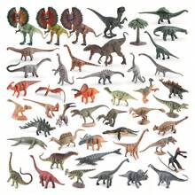 Set de 12 piezas de juguetes con modelos de dinosaurios del Jurásico para decoración de habitación, incluye 3 Tyrannosaurios Rex, máscaras de dinosaurio y un kit de excavación de dinosaurios - Multicolor - Ver 2