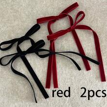 Velvet Bow Headtie, Set Of 2, Simple And Elegant Hair Accessory, Daily Use Headband Hair Accessory Soft , Suitable For Women To Use. Can Be Used As A Hair Tie, Travel,Birthday - Multicolor - View 10