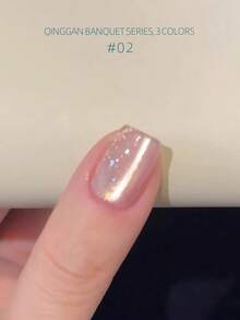 15ML Spring Feast Ice Transparent Cat's Eye Nail Polish 2026 New Hot Selling Nude Color Ice Transparent Glass Bead Cat's Eye Nail Polish - Multicolor - View 5