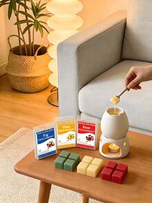1 Box Colorful Soy Wax Melts (6pcs/Box) | Home And Car Solid Wax Melts | Suitable For Bedroom And Living Room | Great For Wedding Favors, Bridesmaids Gifts, Mother's Day And Birthday | DIY Candle Making Supplies | Designed For Wax Melt Warmers And Candle Melters - Multiple Styles - View 7