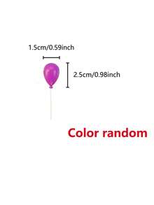 1 Set/6 piezas Pegatinas magnéticas de globos coloridos, imanes de nevera, imanes decorativos con forma de globo para nevera, pegatinas magnéticas coloridas y lindas - imanes de nevera - Ver 12