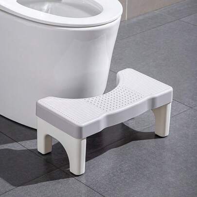 Toilet Step Stool, Toilet Assistance Steps,Bathroom Toilet Stool, Foldable Toilet Stool, Fits All Toilets, Folds For Easy Storage