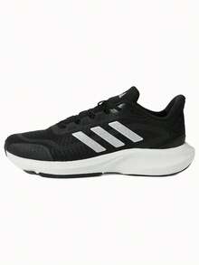 Adidas Tênis Esportivos Casuais Respiráveis de Malha Unissex - Preto e Branco - Visão 1