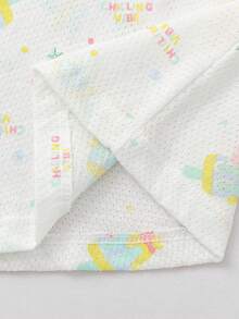 Balabala 2026款婴儿夏季背心套装，柔软透气吊带背心，轻盈舒适，男女童日常穿着 - 紅綠色調 - 查看 4