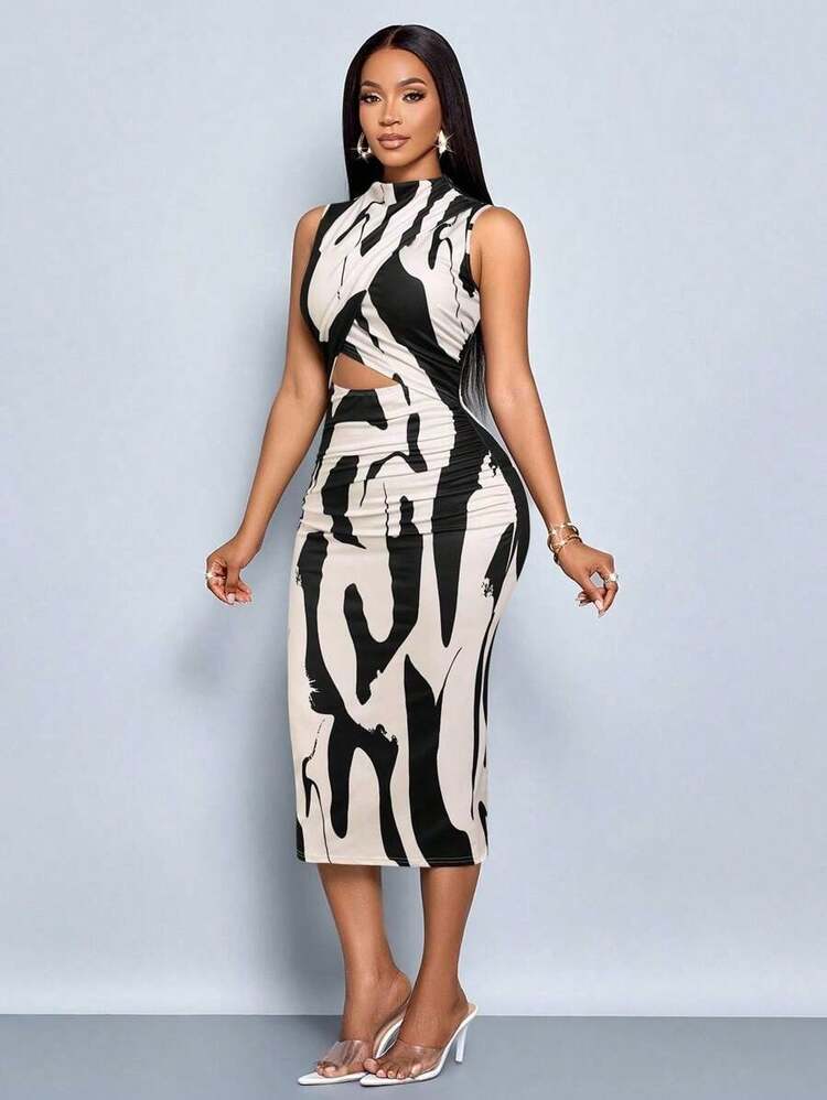 cotton plus size maxi dress Gabriela My Actual Waist is:47
