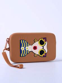 Goddess-Themed Silicone Makeup Bag, Beach Bag, Portable And Versatile Clutch For Coins, Keys, And Miscellaneous Items, Easy Travel Square Bag, Beach Bag, Handbag With Hanging Strap, Document Storage Bag, Boarding Pass Zipper Bag, Wrist Bag, Portable Waterproof Travel Toiletry Bag, Jewelry And Makeup Storage Silicone Bag - Multicolor - View 14
