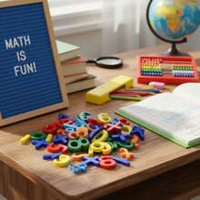 Magnetic Letters And Numbers - Multicolor2 - Visualizzare 2