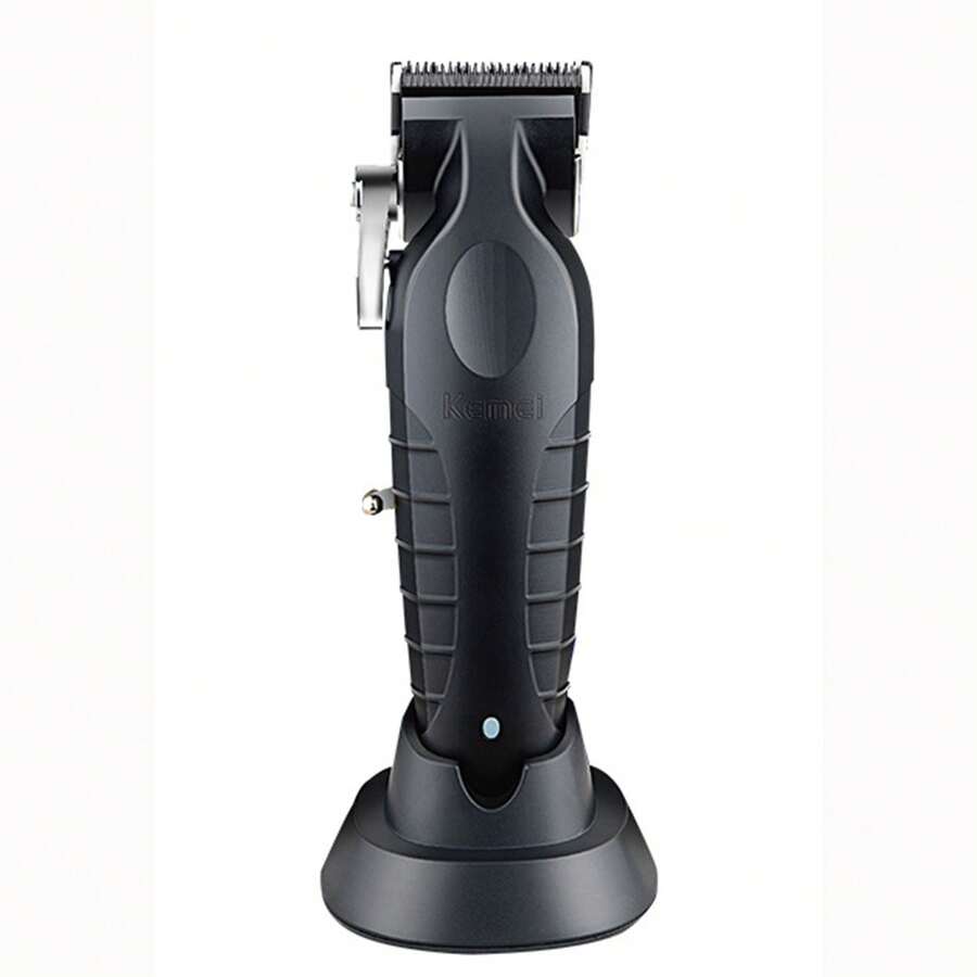 Kemei 1 máy cắt tóc khắc rãnh 0mm, máy tỉa tóc điện chuyên nghiệp dành cho nam giới, máy cắt tóc sạc điện, máy cạo râu điện, máy cắt tóc. - màu đen - Xem 1