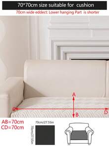 1 vỏ đệm sofa dùng được cả bốn mùa, kiểu dáng hiện đại tối giản, chống trượt, chống bụi và có thể giặt được, màu trắng tươi mát và mềm mại, thân thiện với thú cưng, phù hợp với phòng ngủ, văn phòng, phòng khách, sofa hình chữ L và sofa 1/2/3/4 chỗ ngồi. - trắng - Xem 17