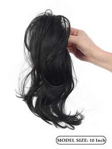 Dragon Bone-Shaped Hair Claw Lightweight Styling Curly Wig - Multicolor - View 3