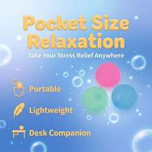 2026 New Color Squeeze Soft Candy Ball - Stress Relief Toy, Squeeze Sensory Toy, , Suitable For Birthday/Party Gifts,Squishies Anxiety Stress Relief, Ice Squishy Stress Cube Malt Sugar Balls, Anxiety Relief, Sock Stuffing, Classroom Rewards - Màu Hồng baby - Xem 6