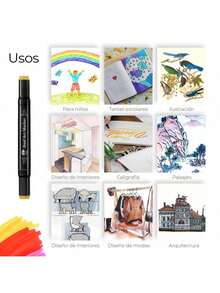 Kids Coloring Pens & Markers - Black - View 5