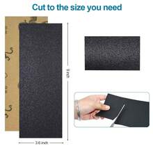 36PCS Sandpaper,Atosun Premium Wet Dry Waterproof Sand Paper, 120 To 3000 Assorted Grit Sanding Paper For Wood Furniture Finishing, Metal Sanding And Automotive Polishing, 9 X 3.6 Inches - 36 Sheets Of Sandpaper - View 2