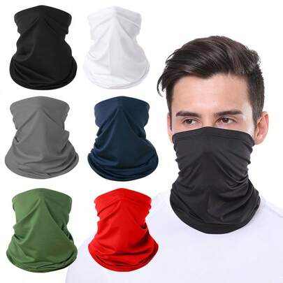 Khẩu trang ngụy trang chiến thuật 4 mùa, thoáng khí, phù hợp cho đạp xe, săn bắn, chạy bộ mùa hè, leo núi, trượt tuyết. Khăn quàng cổ giữ ấm bảo vệ toàn mặt mới dành cho nam giới, mũ trùm đầu chống gió, khăn giữ ấm cổ khi leo núi, khăn quàng cổ che toàn mặt, băng đô ngoài trời chống tia UV chống trượt khi đạp xe, khăn quàng cổ ngụy trang đa năng không đường may.