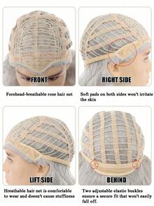 Tóc giả xoăn vàng dài 24 inch, lấy cảm hứng từ siêu anh hùng "Thor", tóc giả hóa trang nhân vật trong game The Witcher, tóc giả tổng hợp chịu nhiệt, tóc giả Halloween. - Nhiều màu - Xem 8