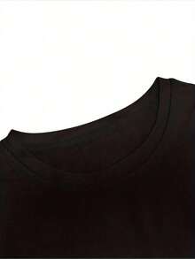 Camiseta de Talla para Hombre con Estampado de Letras, Adecuada para el Verano, Camiseta Casual de Moda para Hombre,playeras de mujer,shirt women,mexico - Negro - Ver 4