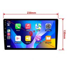 Autoestéreo 2DIN Knup KP-RA948 Pantalla Táctil 9" Bluetooth Manos Libres USB/TF FM Mirror Link - KP-RA948 - Ver 9