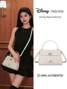 Disney 迪士尼正品米奇金属装饰时尚女士手提包,可爱轻便,配有可调节肩带,适合女孩、青少年和商务人士使用,秋冬季必备单品 - 彩色 - 查看 15