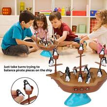 Penguin Balance Challenge Game - Cultivates Focus And Strategic Thinking, Suitable For Children 3+ Years Old, Ideal Gift For Children And Family Gatherings - Multicolor - View 9