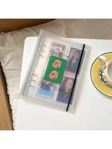 1个A5 DIY相册剪贴簿日记本卡片夹，白色封面（不含内页），返校季 - A5 - 查看 3