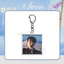 1个BT/S ARIRANG SWIM专辑钥匙扣，RM Jin J-Hope Jimin V K-Pop亚克力钥匙圈包挂件，ARMY礼物，适合生日礼物和收藏 - 彩色 - 查看 16