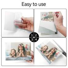 Transparent Self-Adhesive Laminating Sheets - 50 Sheets, A6 Size (10.41*14.73 Cm), Laminated Sheet Thermal Laminating Paper, Protect Documents And Photos - Transparent A6/50 Sheets - View 5