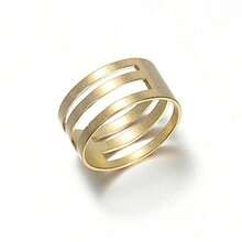 10pcs Copper Open Jump Rings, Convenient To Open, Suitable For DIY Jewelry Making Such As Bracelets, Necklaces, Best Choice For Jewelry Enthusiasts - Yellow Gold - View 4