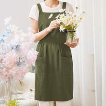 Aprons - Olive Green - View 3