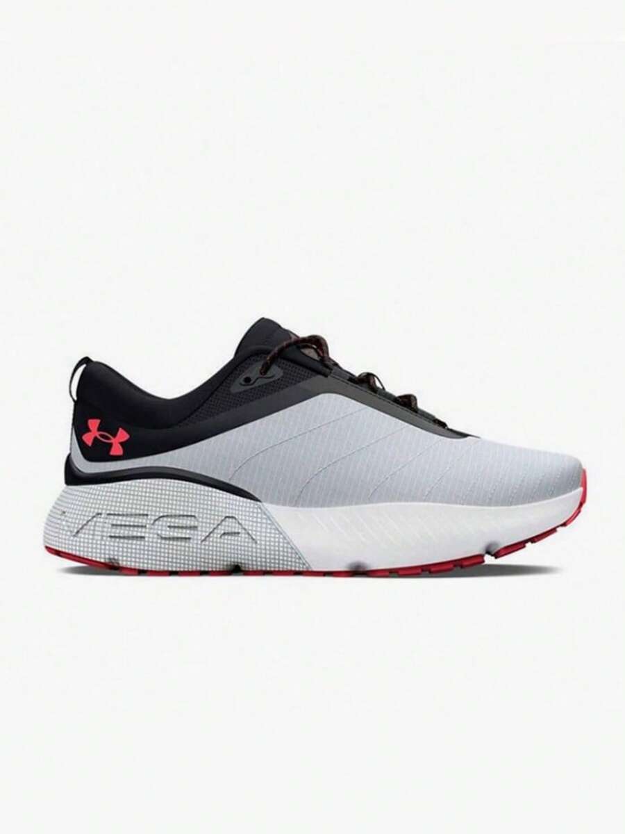Under Armour Women's Sneakers, Shock-Absorbing, Wear-Resistant, Lightweight, Breathable Running Shoes For Fitness Training - Grey/Black - View 1