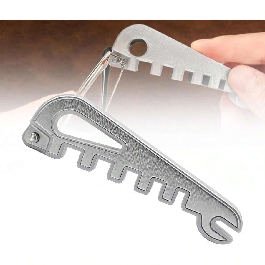 Eyeglass Curvature Adjuster & Frame Bender - Metal Temple Arms & Nose Pads Adjustment Tool For DIY Glasses Repair & Tightening, Professional Optician Tool For Eyeglasses & Sunglasses - 1 - 查看 1