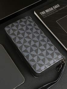 HOVI'S Túi xách cầm tay đơn giản phong cách retro, thời trang công sở, dung tích lớn, đa chức năng, dùng khi đi du lịch, đựng điện thoại. - màu đen - Xem 4