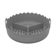 2pcs/Set Air Fryer Baking Tray, Thick With Handles Fry Basket Bottom Plate, High Temperature Resistant Cake Mold, Suitable For Air Fryer And Oven - Multicolor - View 13