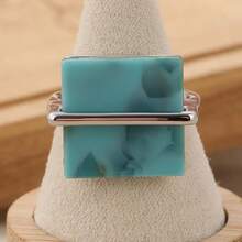 This Ring Exudes A Natural Artistic Flair, With A Minimalist Yet Impactful Design That Is Low-Key Yet Full Of Presence. It Is Suitable For Wearing In A Variety Of Occasions Such As Themed Parties And Outdoor Camping. - Silver - View 6