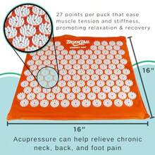 Acupreure Energy Mat For Neck Back Houlder And Feet Pain Relief - Releae Endorphin Reduce Tre Ret Energy - As Pic - View 2