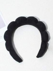 1 băng đô che mặt / 2 băng đeo cổ tay che mặt / 3 bộ băng đô spa, băng đô trang điểm, băng đô che mặt, băng đô chăm sóc da, băng đô nhung hồng mềm mại, nơ, họa tiết bong bóng, băng đô spa, băng đeo cổ tay, bộ phụ kiện tóc cho nữ và bé gái - Màu xanh lam - Xem 6