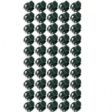50/100 Reusable Green Plant Support Clips - Adjustable Garden And Greenhouse Supports For Vines, Flowers, Seedlings, And Tomatoes - Durable Green Plastic With Metal Clips To Ensure Plant Growth. Garden Support Accessories | Garden Clips | Reusable Garden Clips,Garden,Garden Stuff,Plant Support,Garden Planters,Plastic Plant Support Clips Orchid Stem Clip For Vine Support Vegetables Flower Tied Bundle Branch Clamping Garden Tool - One Size - View 8