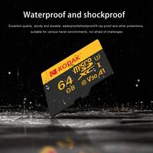 Kodak 高速 U3 Micro TF SD 卡 32GB 64GB 128GB 256GB，U3 等級 Mini SD 卡適用於手機、相機、汽車等 - 查看 3