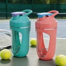 500毫升塑料摇摇杯，蛋白粉摇摇杯，代餐奶昔搅拌杯，健身水瓶 - 彩色 - 查看 3