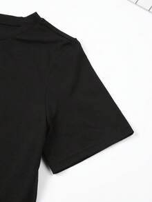 Women T-Shirts - Black - View 5