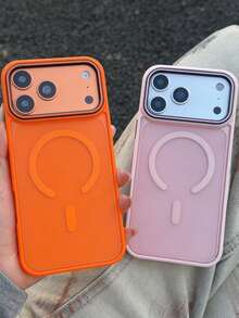 磁吸式防震保护壳，兼容 17/16/15/14/13/12/11/Pro Max/Plus/Air/16e，采用防滑纹理边缘设计，支持无线充电，哑光表面 - 黑色 - 查看 5